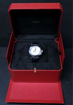 PASHA DE CARTIER, 35 MM Stainless Steel Automatic women's watch - w/Box & Papers