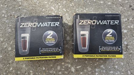 New Zero Water Filters. 4 Filters Total.