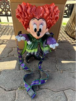 DISNEY PARKS MINNIE MOUSE HOCUS POCUS HALLOWEEN SIPPER WINNIE SANDERSON NEW