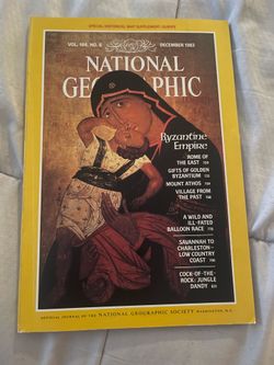 national geographic magazine vol 164 no 6 december 1983
