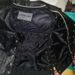 Men’s Leather Motorcycle Vest