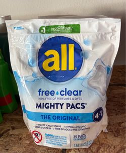 All Free & clear pods 32 pods each pack