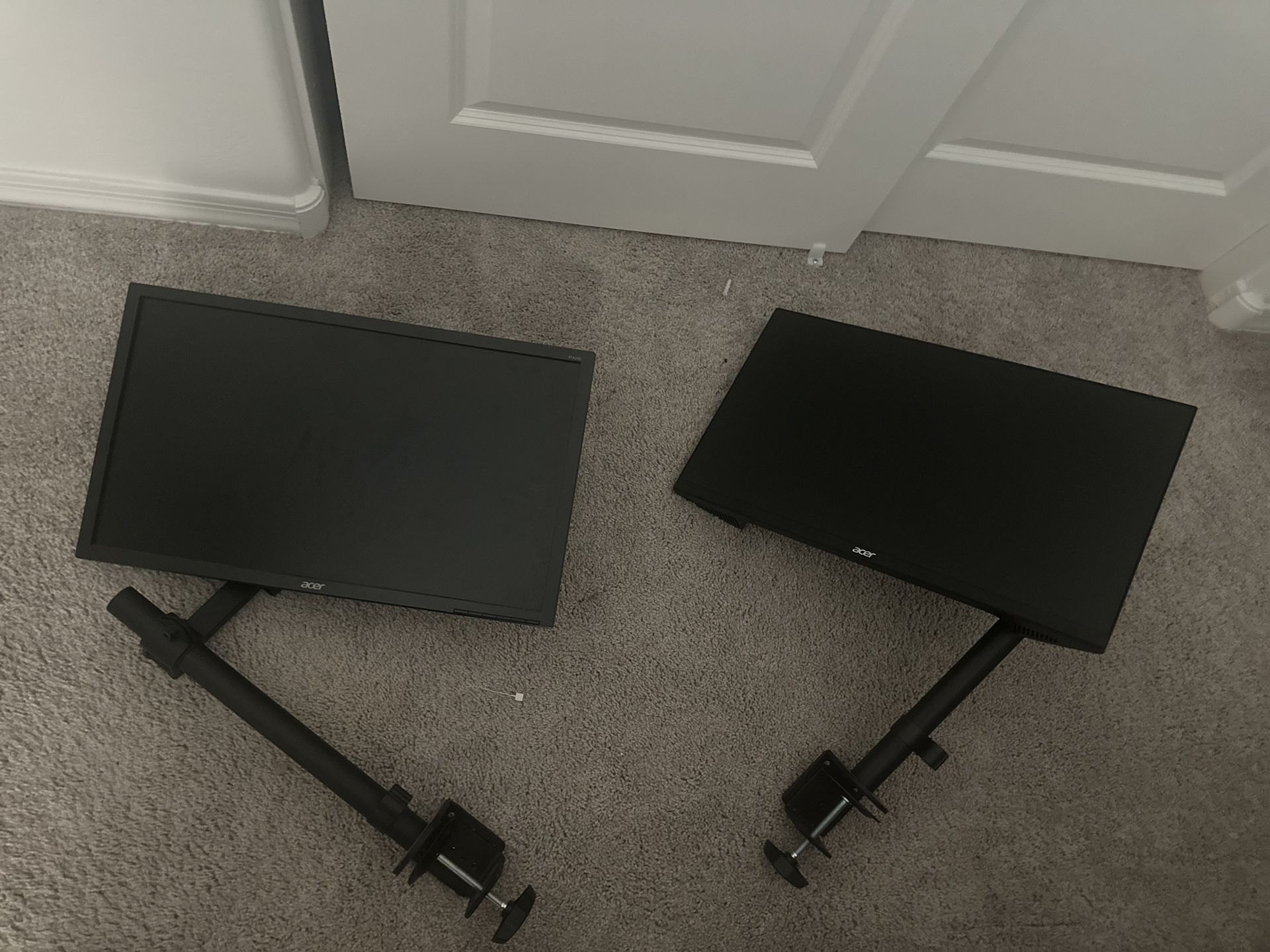 2 Acer 24” Monitors