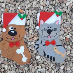 Pet Christmas Stockings  Puppy Dog Kitty Cat 