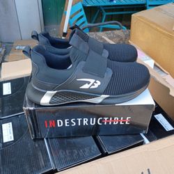 "Indestructible" Size 11 Slip-On Steel Toe Shoes..(Brand New)..