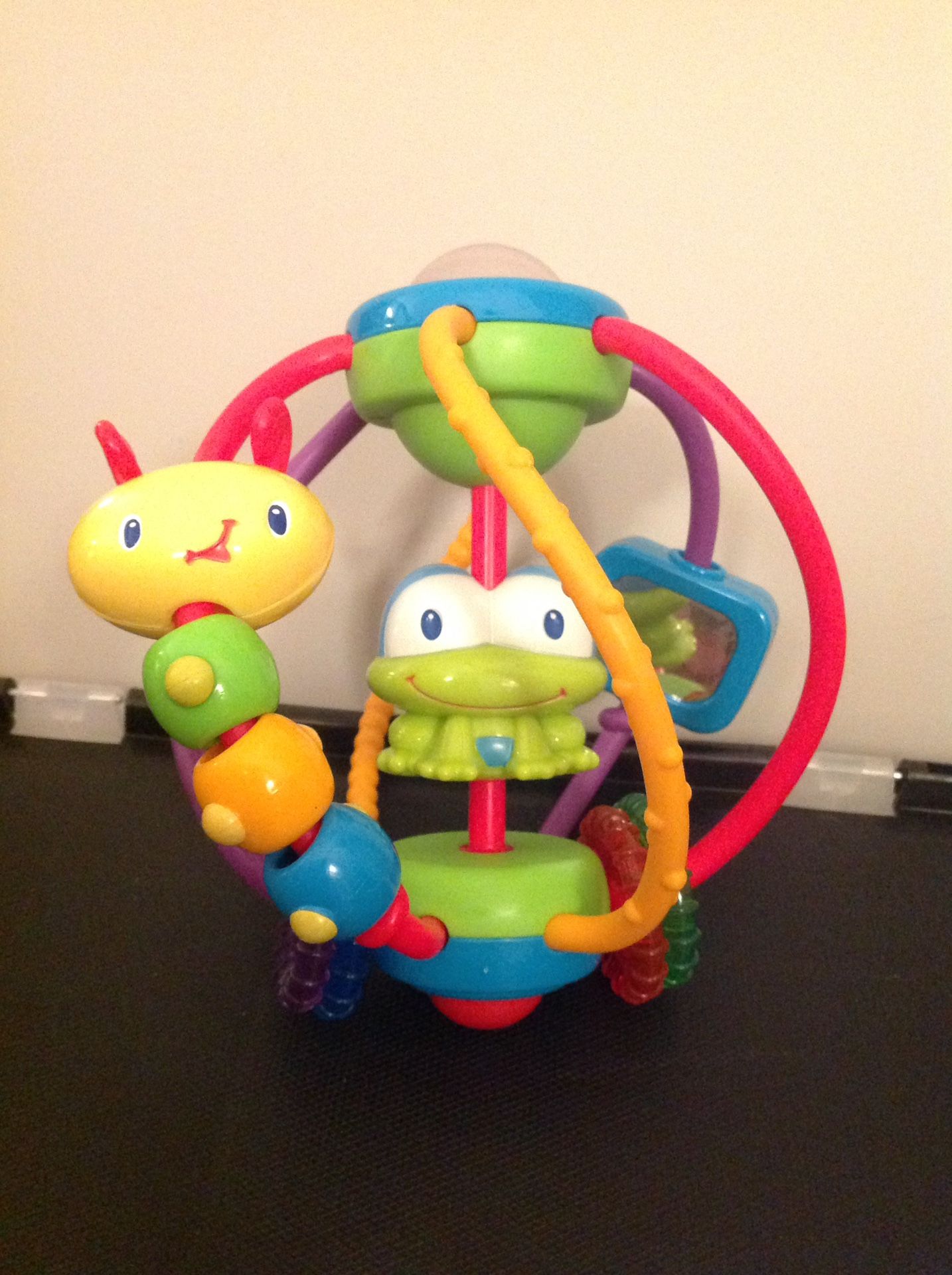 Bright starts clack best sale and slide activity ball