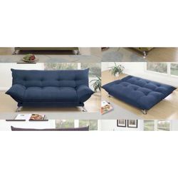 Blue Modern Futon