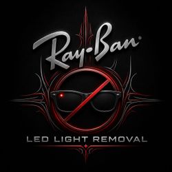 Ray-Ban Meta glasses led light removal stealth mode SGV,