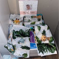 Baby Photo Book / 4 Table Cloths 