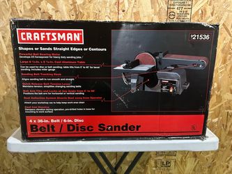 Craftsman 4x36 Belt / 6-in Disc Sander