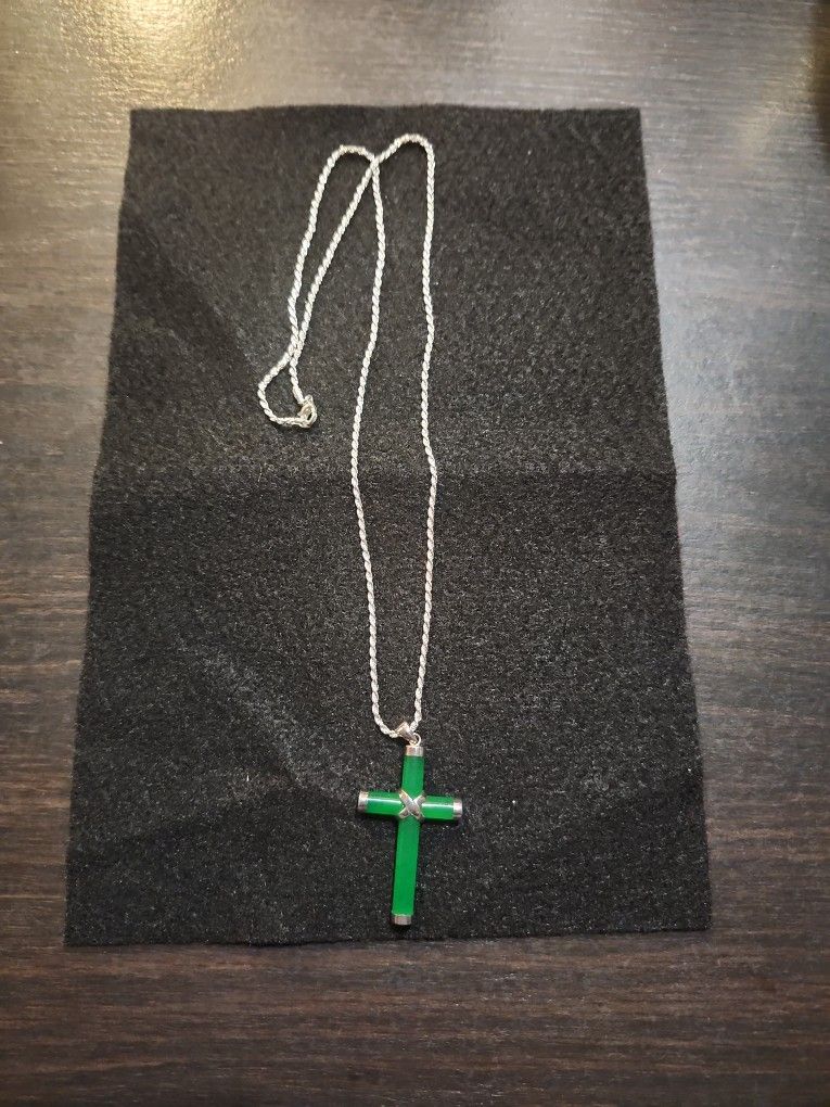 Silver Chain 925 With A Cross