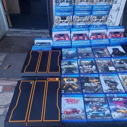 Call of Duty Edition 2017 PS4 1000GB Normal $220! Or Jailbreak 9.0 $300! With 1 Control. Extra control $35! There game list $20! $25! $60! Trade for P