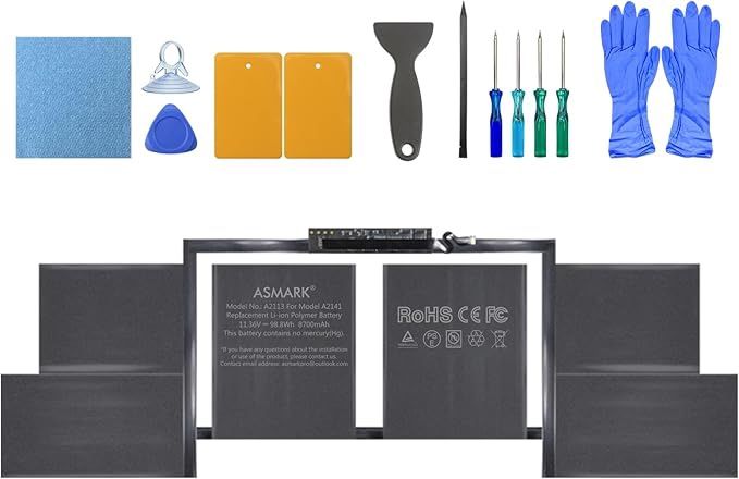 Battery Replacement for MacBook Pro A2141(2019) 16-inch A2113