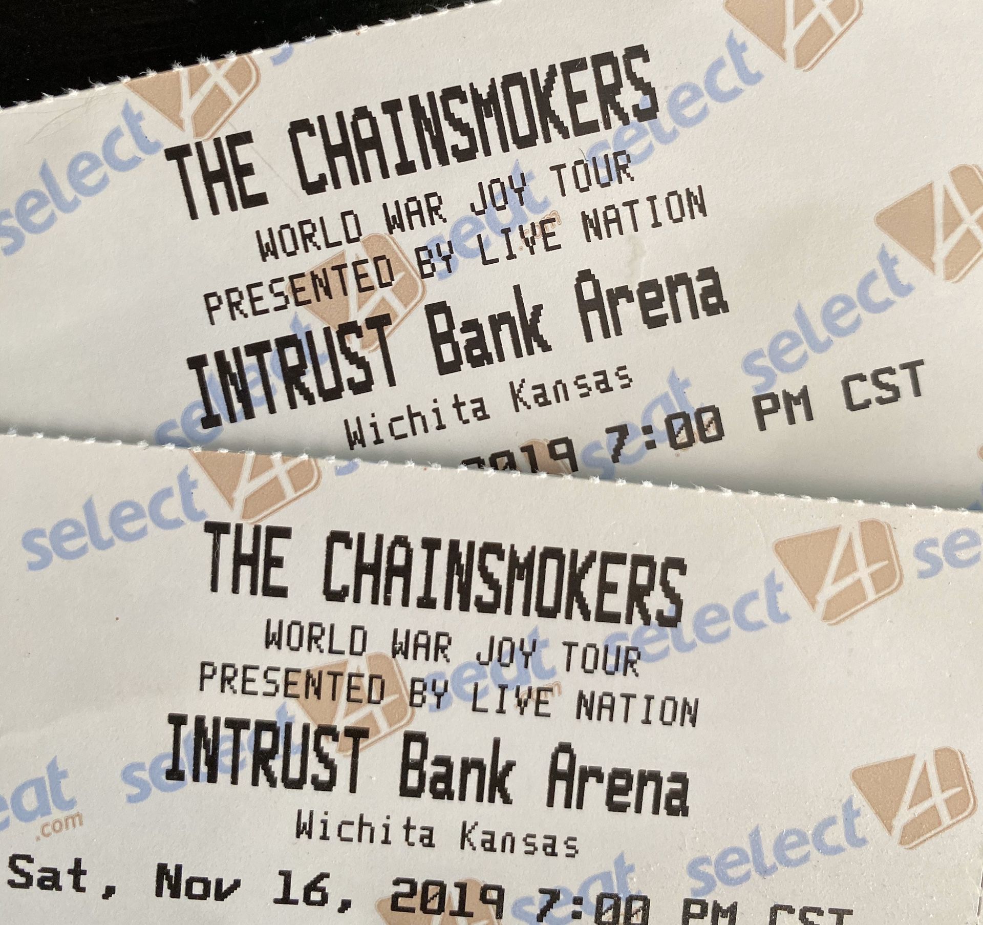 Chainsmokers Concert Tickets