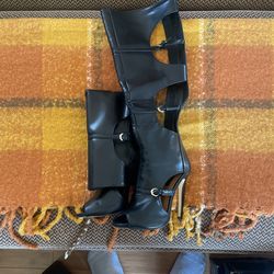 Izabella Rue Black Knee High Boots 