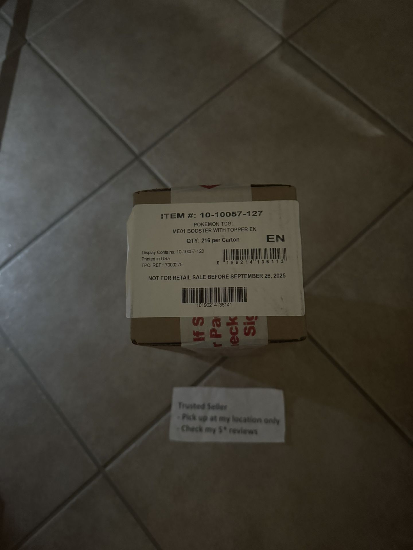 Pokemon Pokémon Mega Evolution (ME01) ENHANCED Booster Case 6 Boxes Factory Sealed with promo card