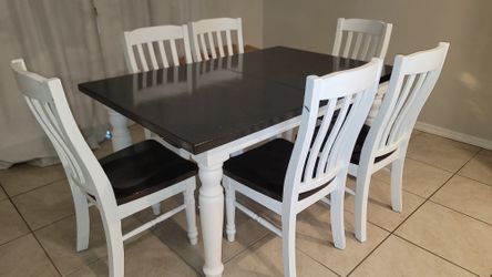 Pine Table W/leaf To Expand