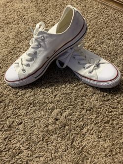 White Converse men 8