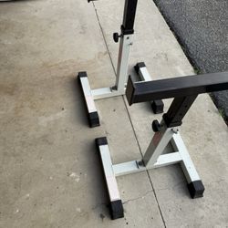 Weight Bar Holder Rack adjustable Heights