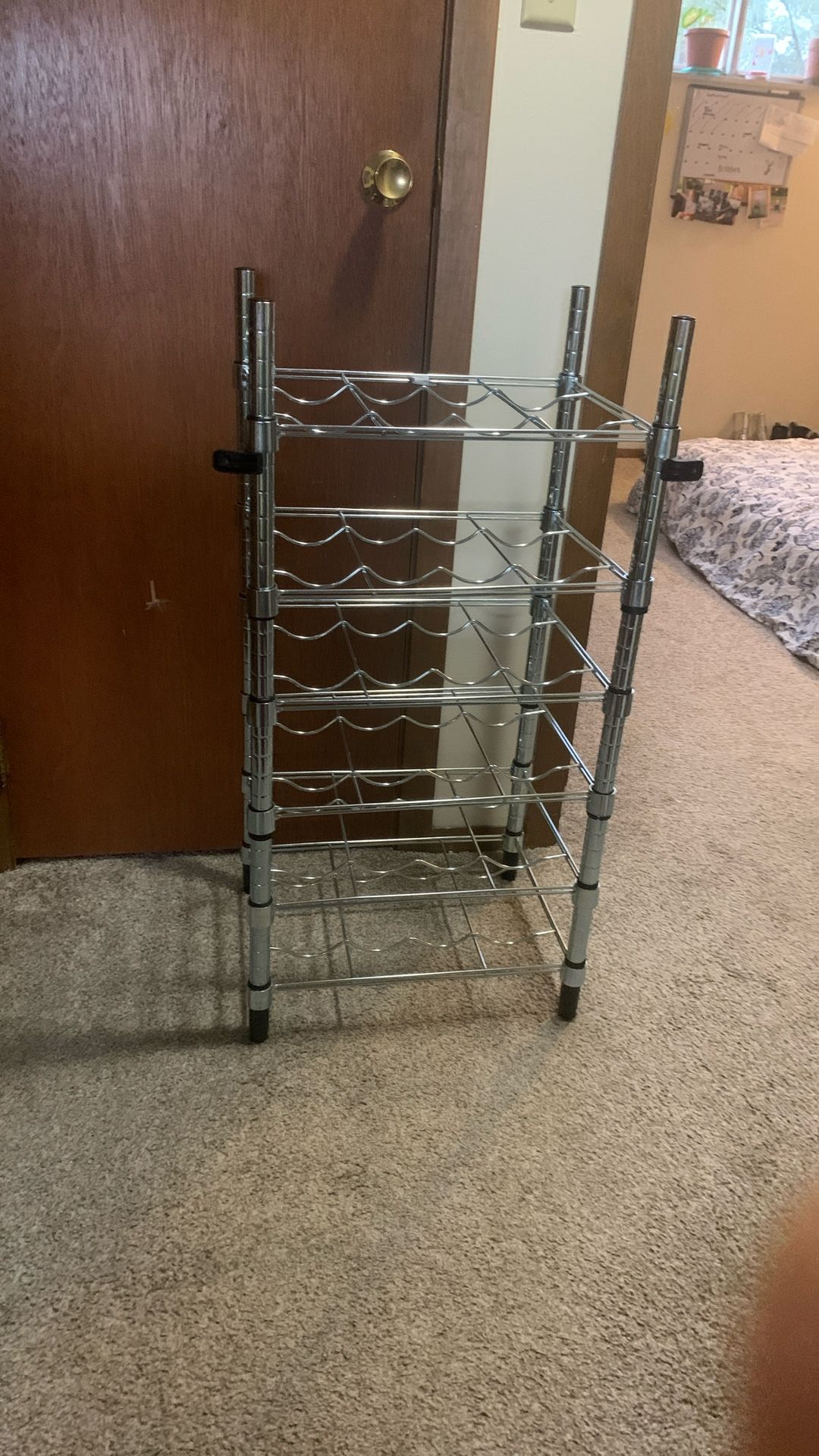 Wine Bottle Display Shelf