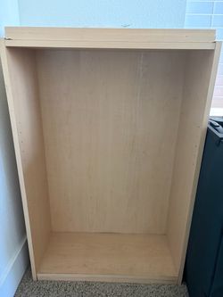 Light Wood Open Wardrobe Cabinet Carcass