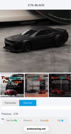 Turbo racing 1:76 RC sports car