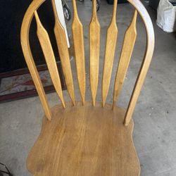 6 All Wooden Chairs 