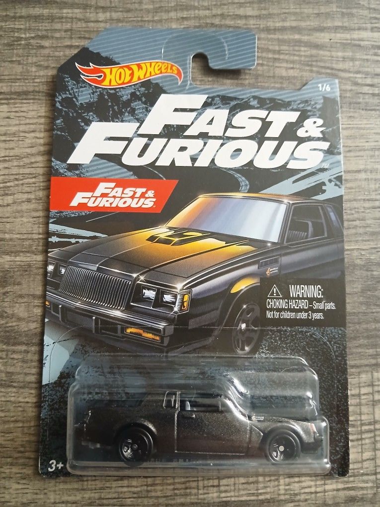 Hot Wheels 2019 Fast & Furious 1/6 - Grand National (Black) die-cast car