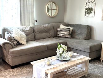 Grey sectional