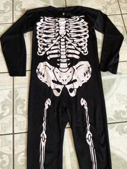 LIKE NEW GIRLS SKELETON COSTUME SIZE 8/10