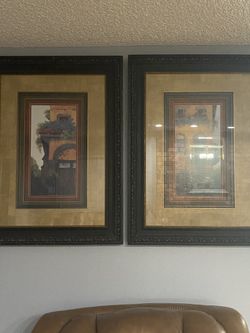 Painting with frame