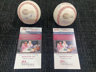 Scott Podsednik/Paul Konerko Signed 2005 White Sox World Series Baseball Lot