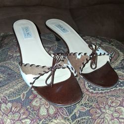 ISAAC MIZRAHI Slide w/HAIRCALF 