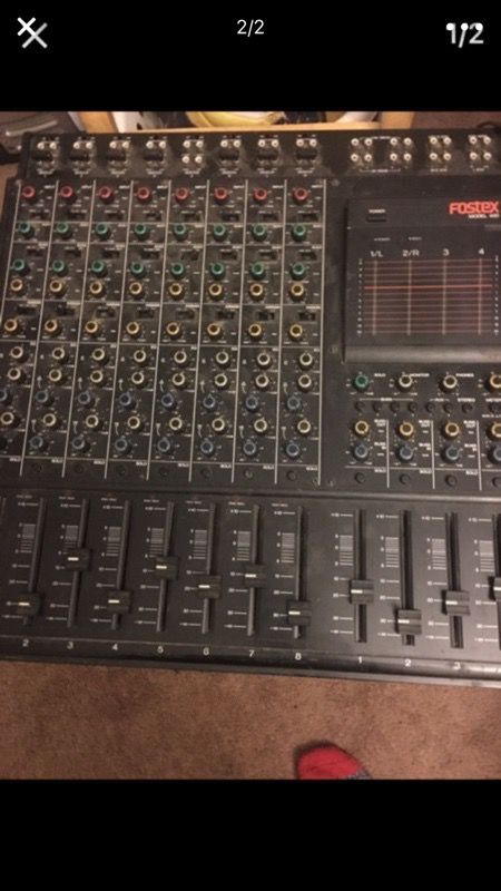 Fostex model 360 studio boards rare