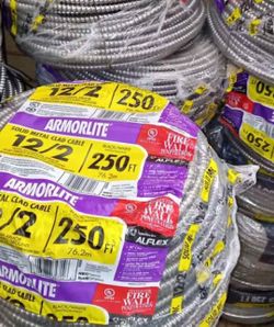 New MC Metal clad cable 12/2