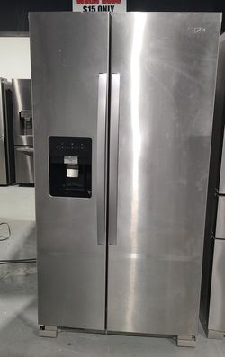 Whirlpool Side-by-Side Stainless Steel Refrigerator
