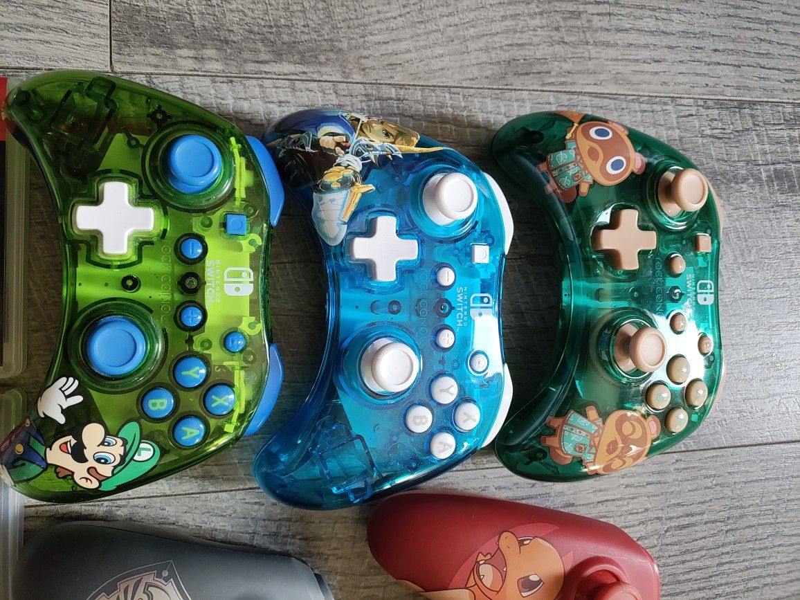 Nintendo Switch Wired Controllers Bundle (Cords Not Included)