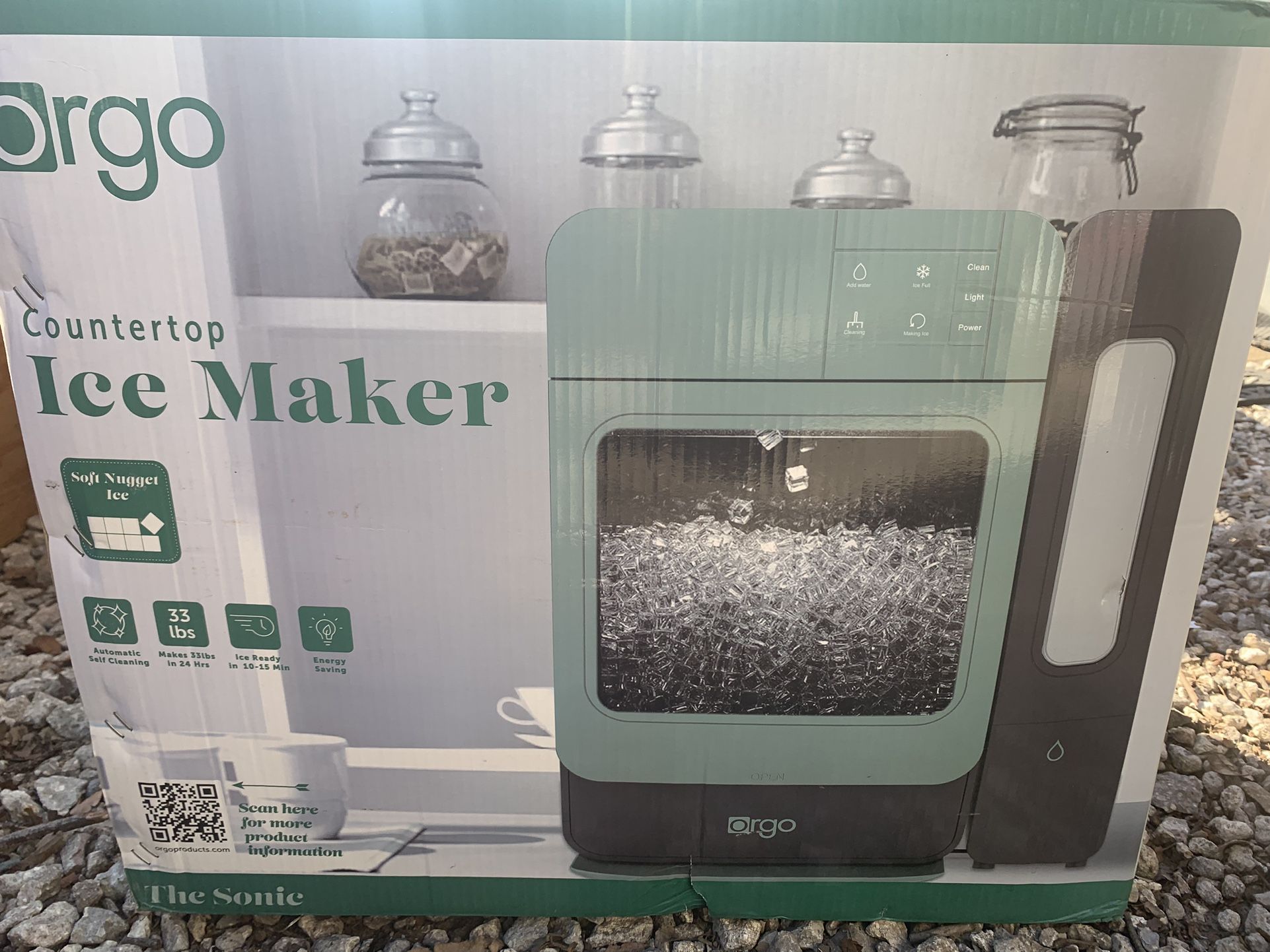 Orgo Countertop Ice Maker (worth $97)