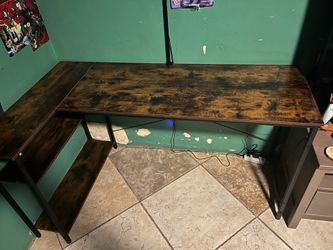 55 in L Shaped Desk