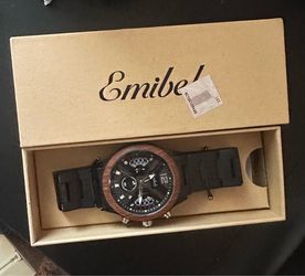 Emibel wooden watch
