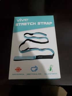 Brand New Vive Stretch Strap! Injury Prevention, Full Body Streatch, Ankle and Joint Mobility after Surgery