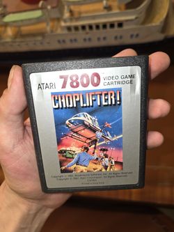 Atari 7800 pro system Choplifter!
 - Untested game