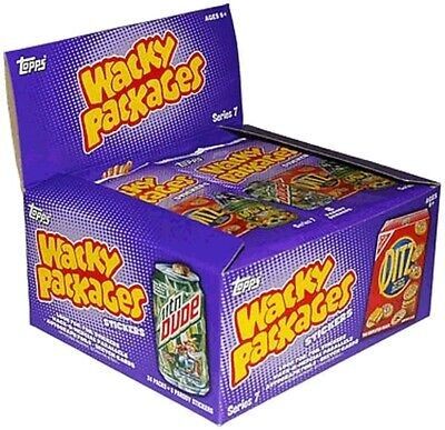 Wacky Packages: Stickers: Series 7 Booster Box: 2010 Edition New Sealed Box.

