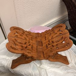 Vintage Wooden Book Holder 