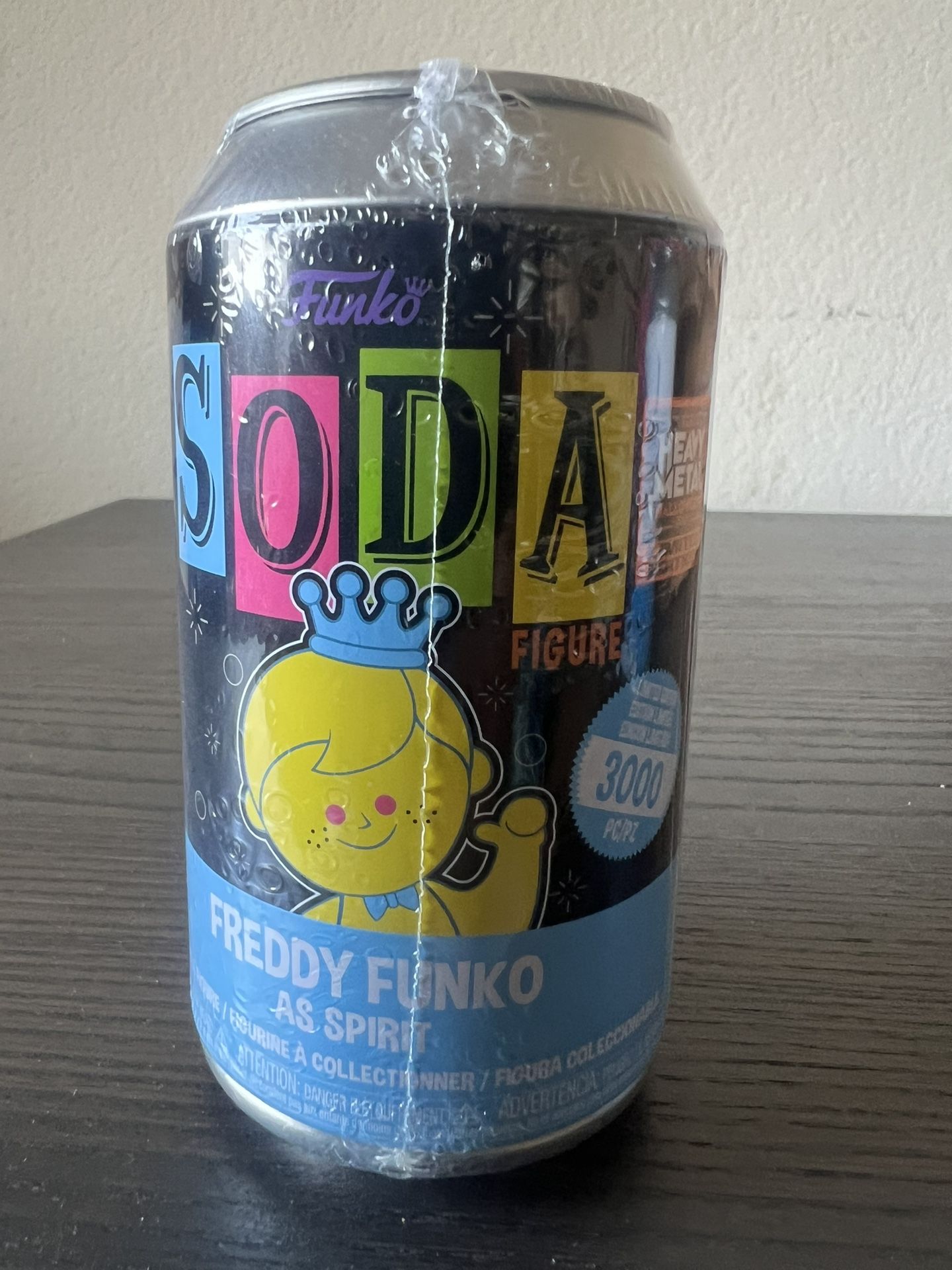 SEALED LE 3K PIECE VAULTED EXCLUSIVE YELLOW BLACKLIGHT Freddy Funko Spirit Soda