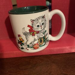 Vintage Potpourri Press Kitty Mischief Mug
