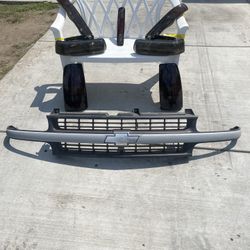 chevy silverado headlights and grill 