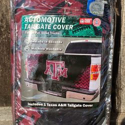 New Texas A&M Automotive Tailgate Cover-FIRM