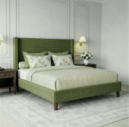 Brand new queen size bed frame with a brand new 12” mattress included - same day delivery available - Hablo espanol
