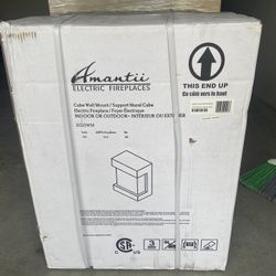 Indoor/Outdoor Electric Fireplace 